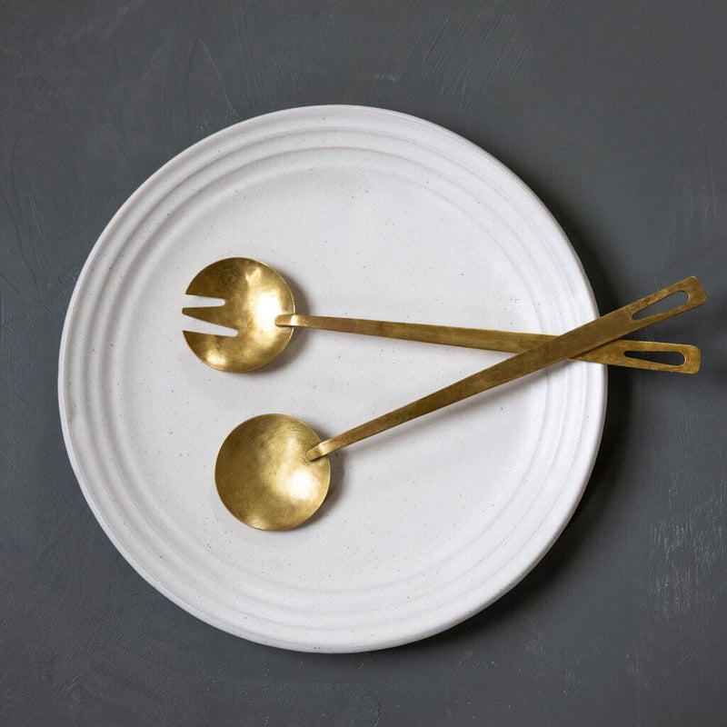 Mulxiply Long Serving Fork - Brass Serving Utensils Mulxiply 