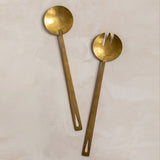 Mulxiply Long Serving Fork - Brass Serving Utensils Mulxiply 