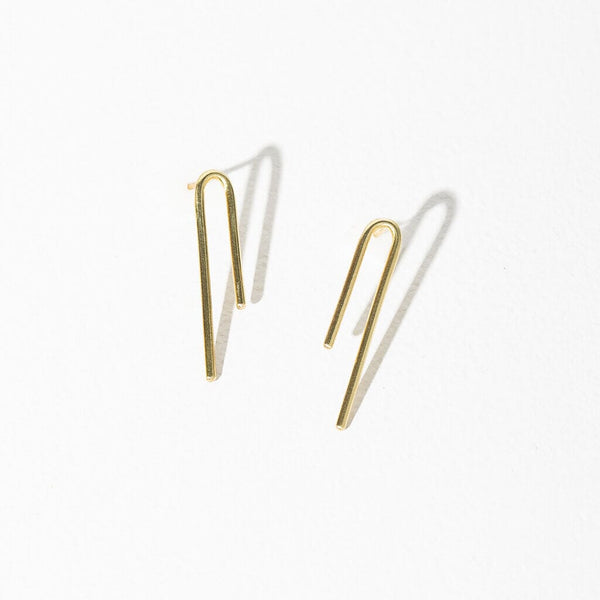 Mulxiply Loop Earrings - Brass Earrings Mulxiply 