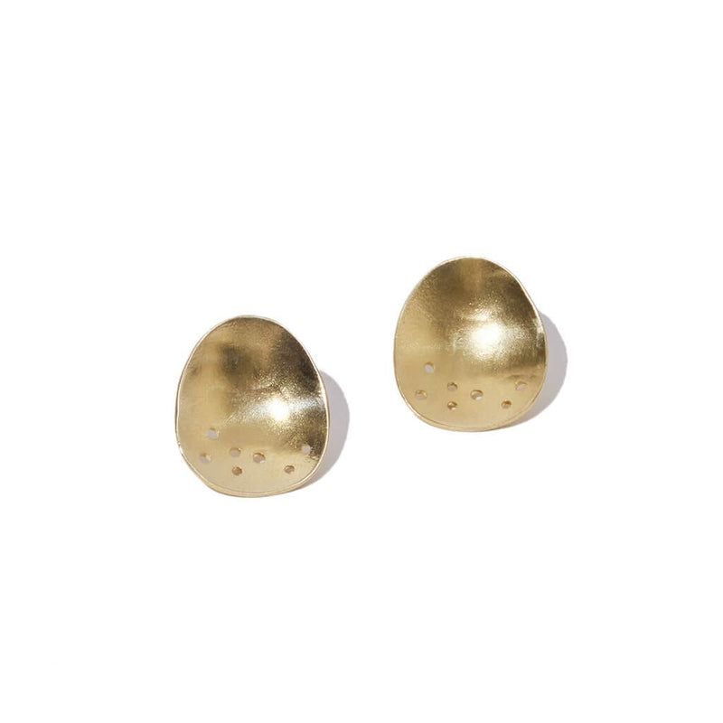 Mulxiply Mini Origin Earrings - Brass Earrings Mulxiply 