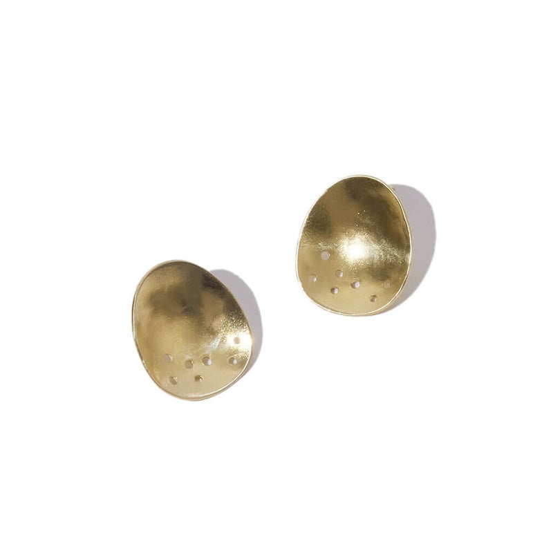 Mulxiply Mini Origin Earrings - Brass Earrings Mulxiply 