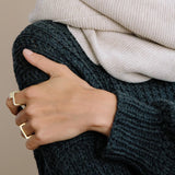 Mulxiply Minimalist Horizon Ring - Brass Rings Mulxiply 