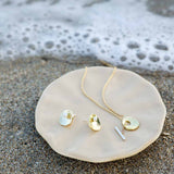 Mulxiply Oyster Convertible Earrings - Brass + Sterling Earrings Mulxiply 