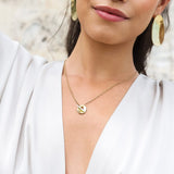 Mulxiply Oyster Lariat Necklace - Brass + Sterling Necklaces Mulxiply 