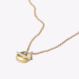 Mulxiply Oyster Lariat Necklace - Brass + Sterling Necklaces Mulxiply 