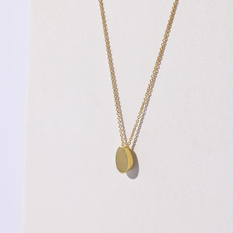 Mulxiply Pebble Necklace - Brass Necklaces Mulxiply 