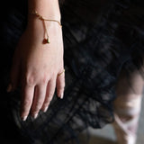 Mulxiply Pod Droplet Chain Bracelet - Brass Bracelets Mulxiply 