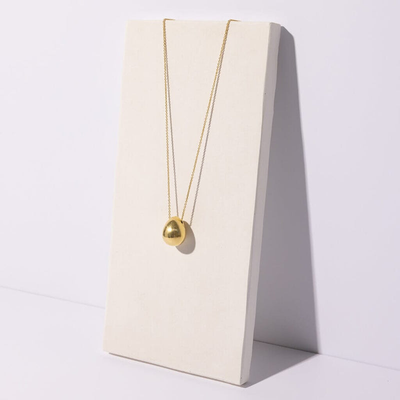 Mulxiply Pod Necklace - Brass Necklaces Mulxiply 