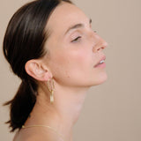 Mulxiply Pool Dangle Earrings - Brass Earrings Mulxiply 