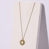 Mulxiply Ray Pendant Necklace - Brass Necklaces Mulxiply 