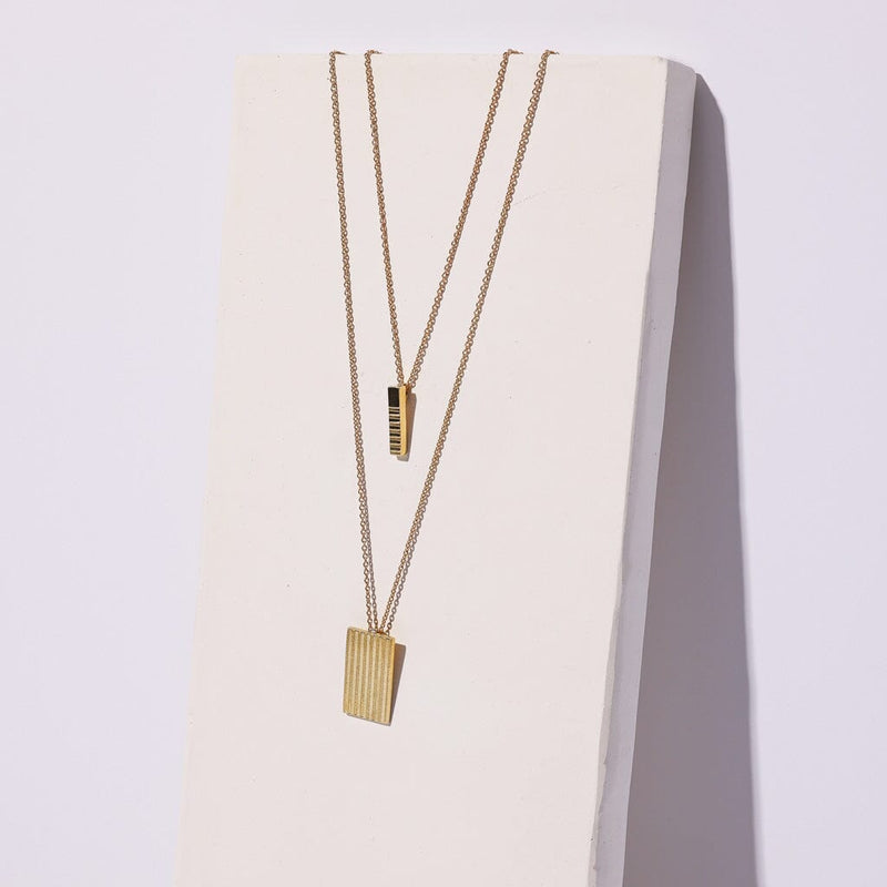 Mulxiply Ridge Locket Necklace - Brass Necklaces Mulxiply 