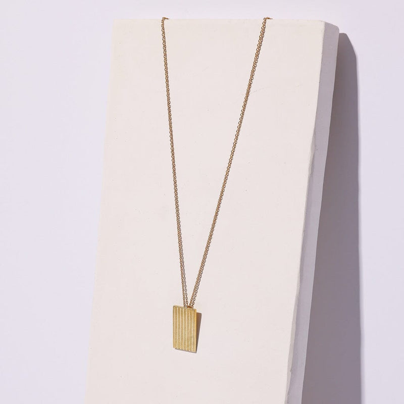 Mulxiply Ridge Locket Necklace - Brass Necklaces Mulxiply 