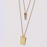 Mulxiply Ridge Locket Necklace - Brass Necklaces Mulxiply 