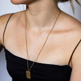 Mulxiply Ridge Locket Necklace - Brass Necklaces Mulxiply 