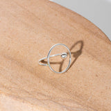 Mulxiply Ripple Adjustable Ring - Sterling Silver Rings Mulxiply 