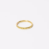 Mulxiply Simple Band Stacking Ring - Hammered Brass Rings Mulxiply 