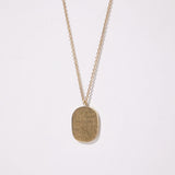 Mulxiply Skipping Stone Necklace - Brass Necklaces Mulxiply 