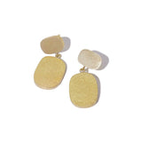 Mulxiply Skipping Stones Dangle Earrings - Brass Earrings Mulxiply 