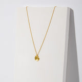 Mulxiply Tiny Palette Necklace - Hammered Brass Necklaces Mulxiply 