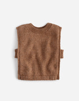 Munasiri Llama Wool Vest Women's Sweaters Yanawara Brown S 