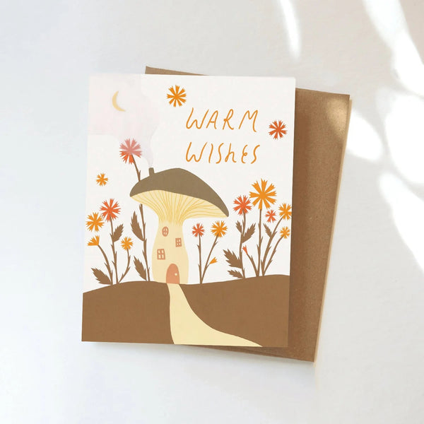 Mushroom Home Greeting Card Greeting Card Elana Gabrielle 