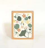 Nasturtium Greeting Card Greeting Card Elana Gabrielle 