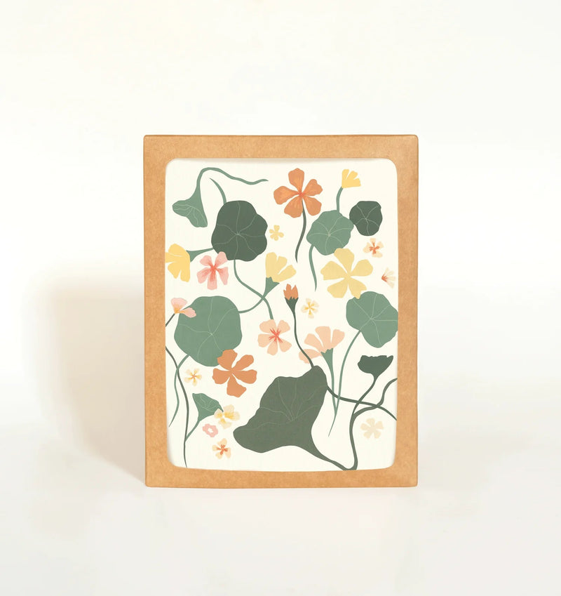 Nasturtium Greeting Card Greeting Card Elana Gabrielle 