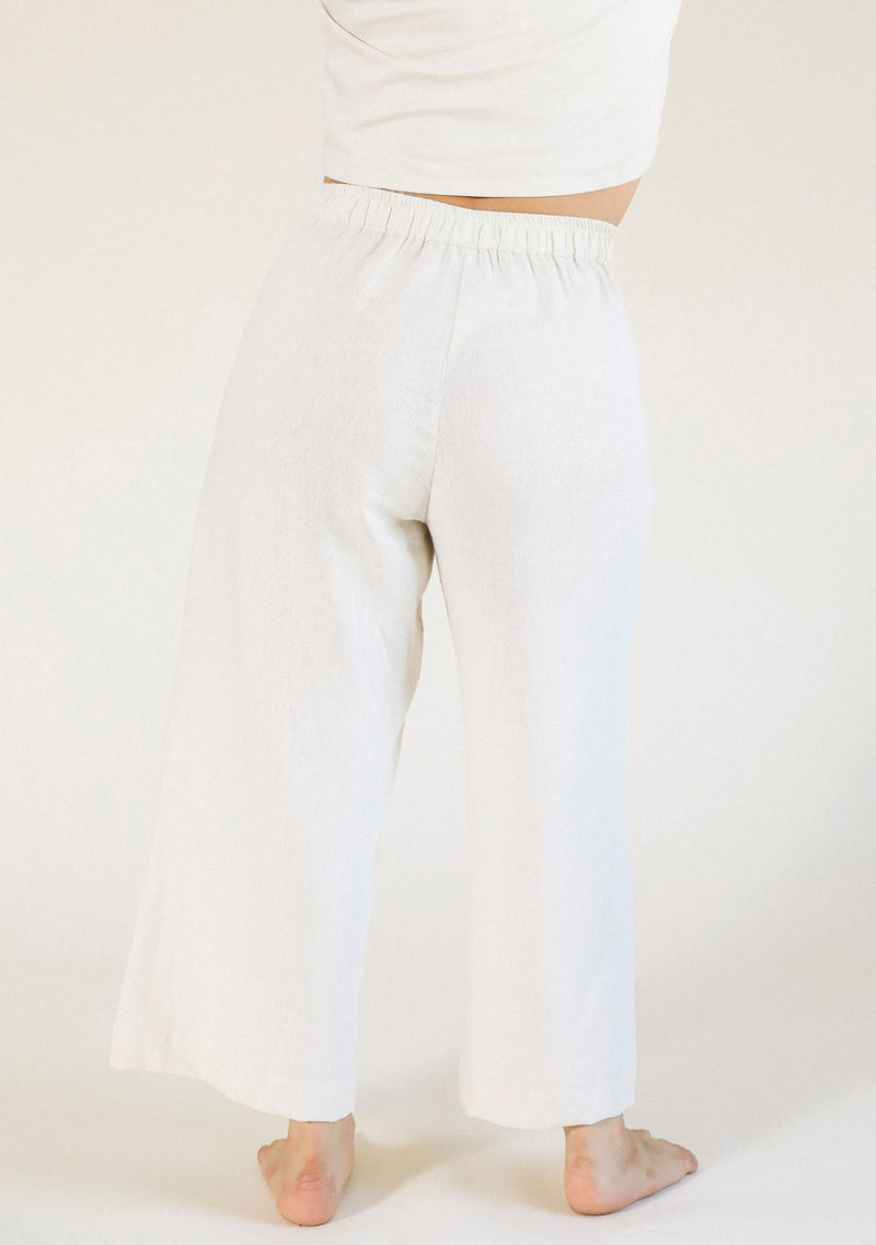 Nin Linen Pant Women's Pants Poplinen Ivory XS 