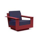 Nisswa Recycled Lounge Swivel Outdoor Lounge Loll Designs Chili Canvas Navy 