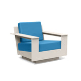 Nisswa Recycled Lounge Swivel Outdoor Lounge Loll Designs Fog Canvas Regatta Blue 