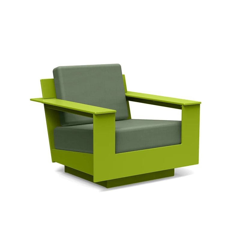 Nisswa Recycled Outdoor Lounge Chair Outdoor Lounge Chairs Loll Designs Leaf Green Canvas Fern 