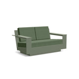 Nisswa Recycled Outdoor Loveseat Outdoor Loveseats Loll Designs Sage Canvas Fern 