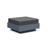 Nisswa Recycled Outdoor Ottoman Outdoor Lounge Loll Designs Ash Blue Cast Charcoal 