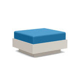 Nisswa Recycled Outdoor Ottoman Outdoor Lounge Loll Designs Fog Canvas Regatta Blue 