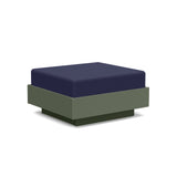 Nisswa Recycled Outdoor Ottoman Outdoor Lounge Loll Designs Sage Canvas Navy 