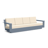 Nisswa Recycled Outdoor Sofa 96 Outdoor Seating Loll Designs Ash Blue Canvas Flax 