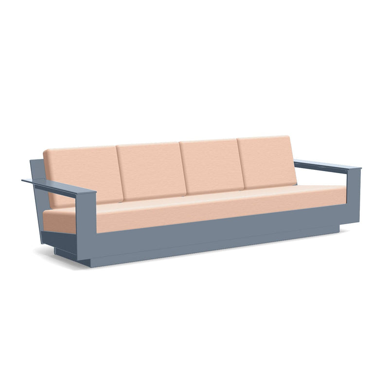 Nisswa Recycled Outdoor Sofa 96 Outdoor Seating Loll Designs Ash Blue Cast Petal 