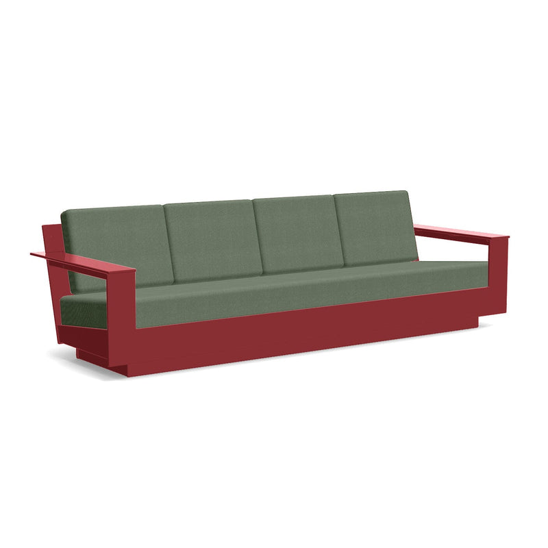 Nisswa Recycled Outdoor Sofa 96 Outdoor Seating Loll Designs Chili Canvas Fern 