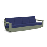 Nisswa Recycled Outdoor Sofa 96 Outdoor Seating Loll Designs Sage Canvas Navy 