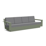 Nisswa Recycled Outdoor Sofa 96 Outdoor Seating Loll Designs Sage Cast Charcoal 