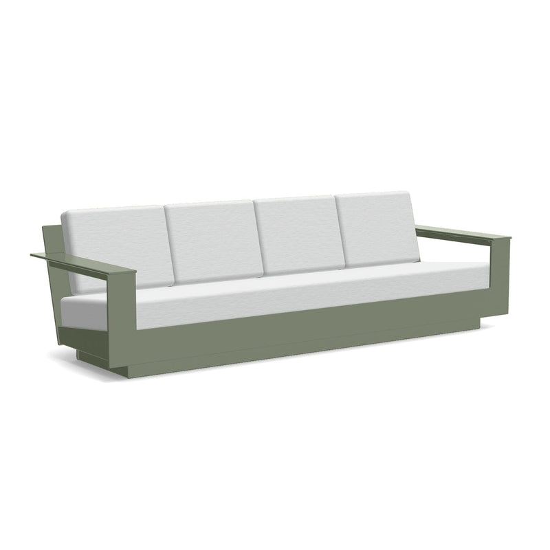 Nisswa Recycled Outdoor Sofa 96 Outdoor Seating Loll Designs Sage Cast Silver 