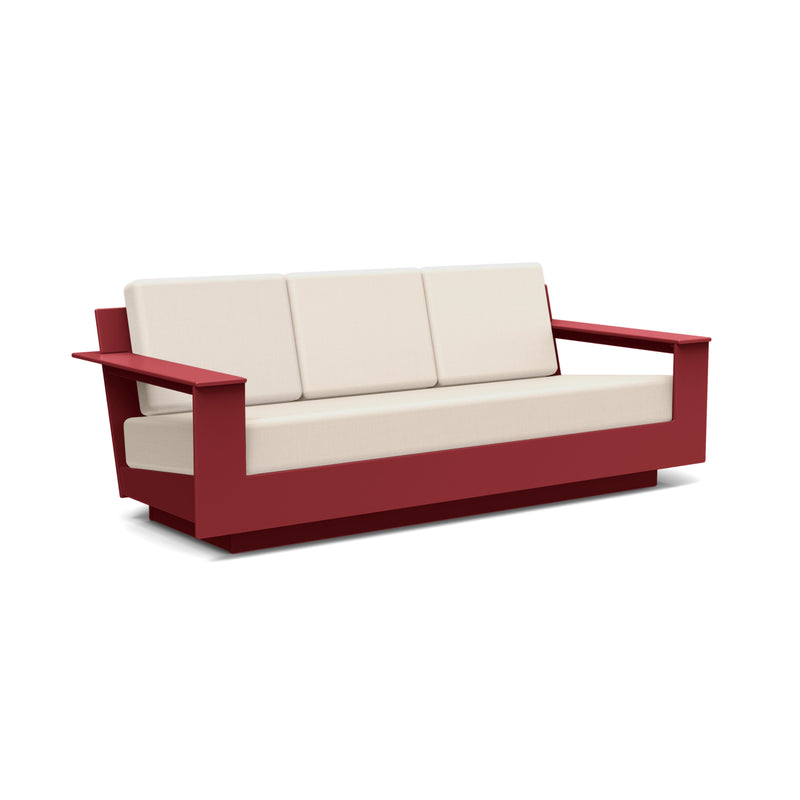 Nisswa Recycled Outdoor Sofa Outdoor Lounge Loll Designs Chili Canvas Flax 