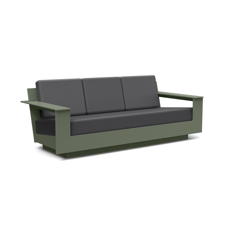 Nisswa Recycled Outdoor Sofa Outdoor Lounge Loll Designs Sage Cast Charcoal 