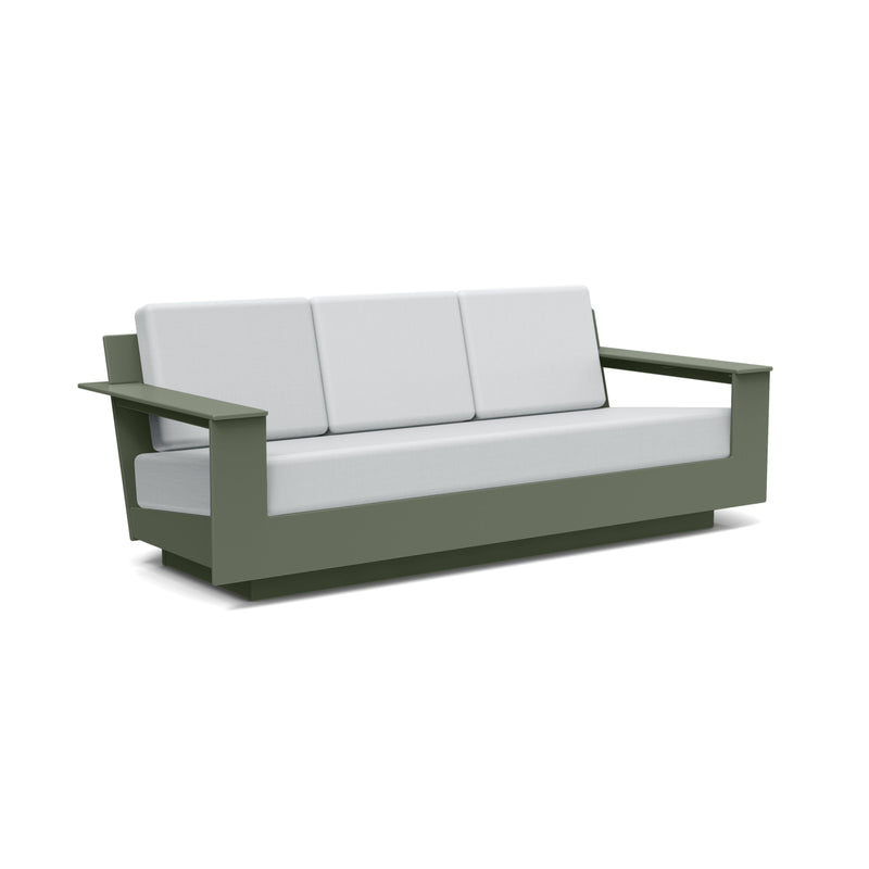 Nisswa Recycled Outdoor Sofa Outdoor Lounge Loll Designs Sage Cast Silver 