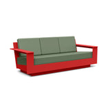 Nisswa Recycled Outdoor Sofa Outdoor Sofas Loll Designs Apple Red Canvas Fern 