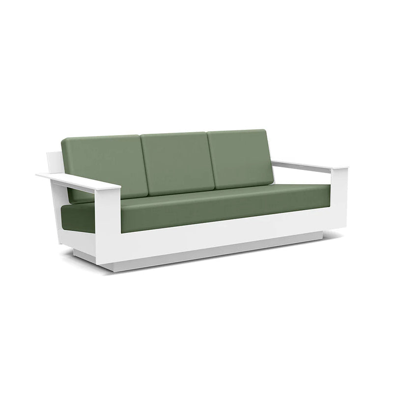 Nisswa Recycled Outdoor Sofa Outdoor Sofas Loll Designs Cloud White Canvas Fern 