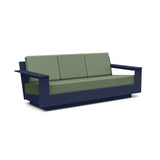 Nisswa Recycled Outdoor Sofa Outdoor Sofas Loll Designs Navy Blue Canvas Fern 