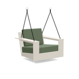 Nisswa Recycled Outdoor Swing Outdoor Lounge Loll Designs Fog Canvas Fern 