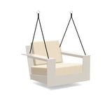 Nisswa Recycled Outdoor Swing Outdoor Lounge Loll Designs Fog Canvas Flax 