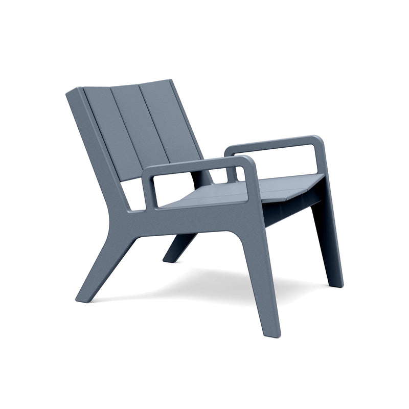 No. 9 Recycled Outdoor Lounge Chair Outdoor Seating Loll Designs Ash Blue 